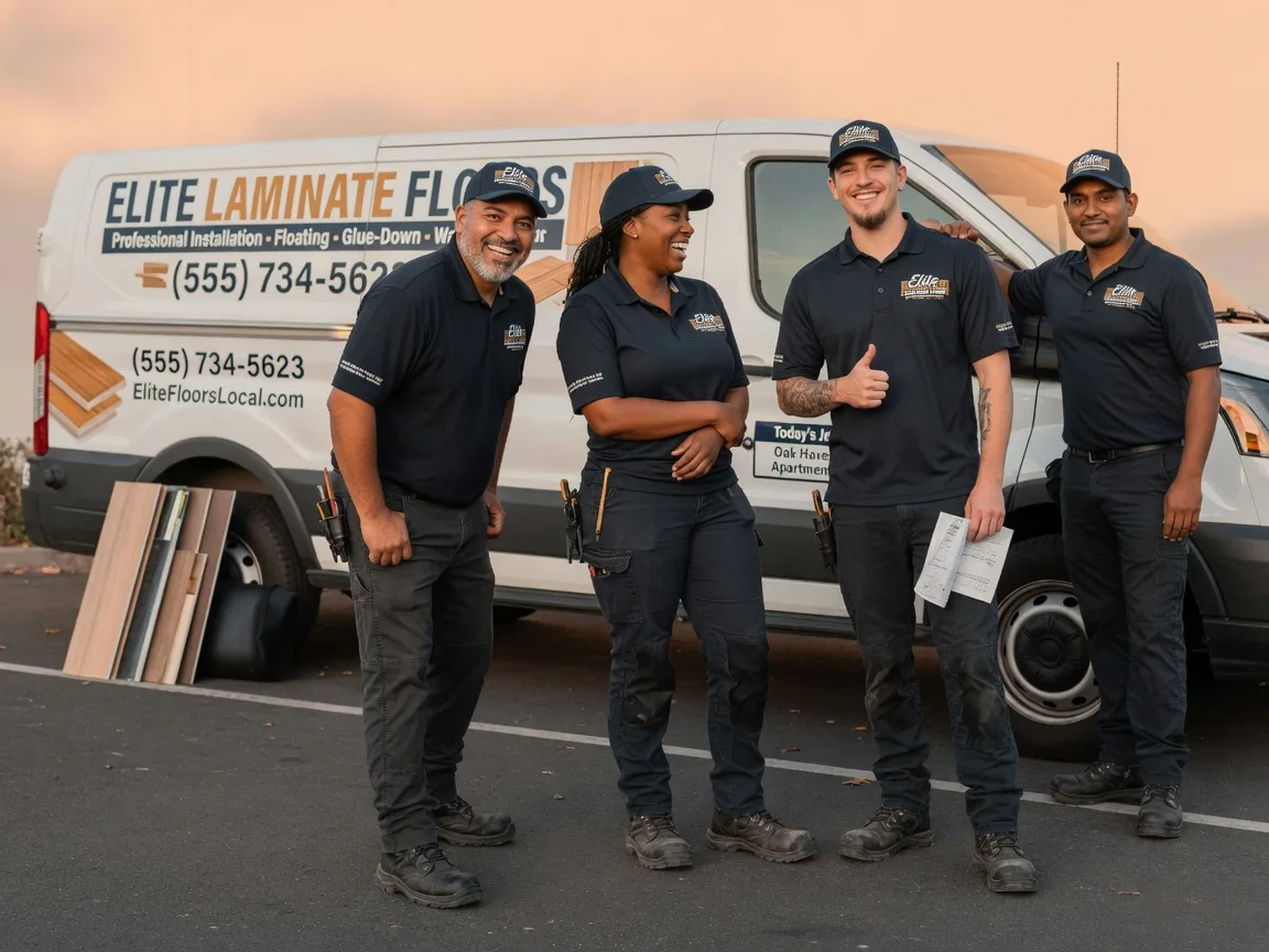 Laminate flooring installation company in Hunter, ND